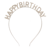 Happy Birthday Rhinestone Headband