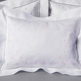Pink Dots Inside Hemstitch Pillow Case