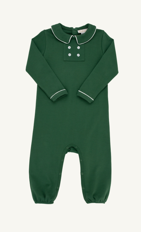 Long Sleeve Benny Button Romper