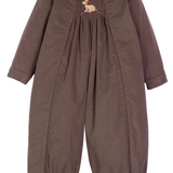 Chest Smocked Romper, Seated Lab