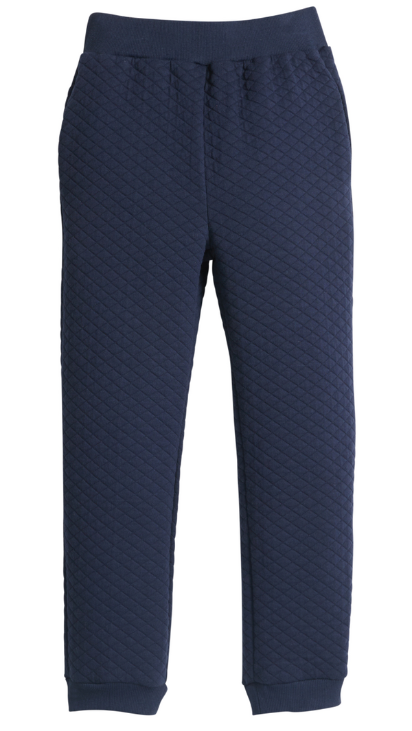 Classic Quilted Joggers, Navy