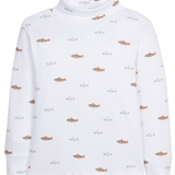 Printed Turtleneck, Fish