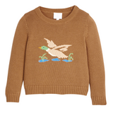 Intarsia Sweater, Flying Mallard