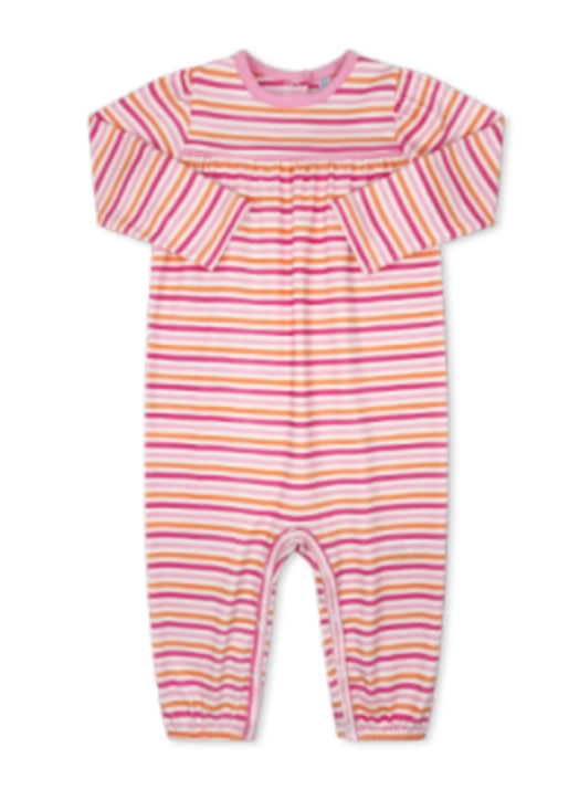 Penny Play Romper, Falling For Stripes Pink