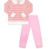 Janie Jogger Set, Falling For Stripes, Pink