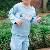 Bayou Play Set, Louisville Light Blue Ministripe, Farm