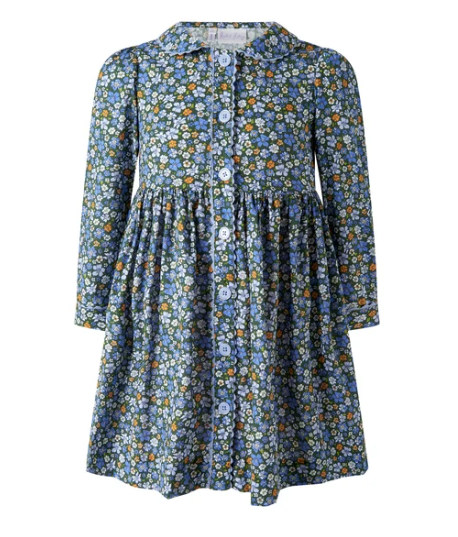 Meadow Floral Button Front Dress