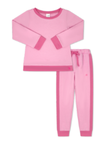 Selena Jogger Set Cotton Candy Pink with Powder Pink
