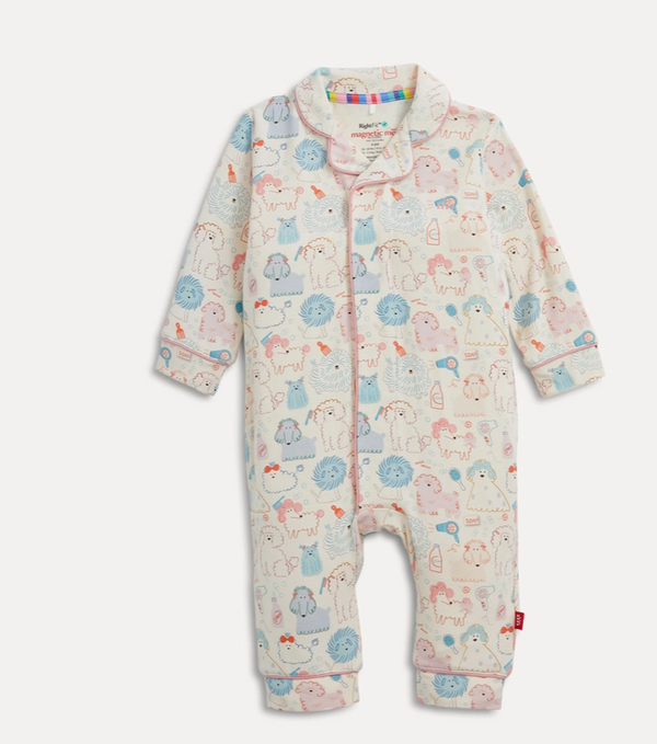 Poodle Parlor Magnetic Romper