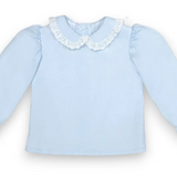 Ally & Abbie Bloomer Set, Light Blue Batiste