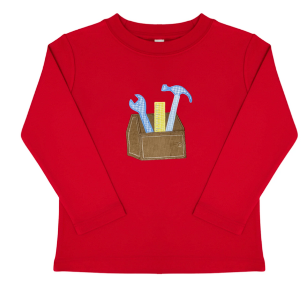 Tools Harry Play Tee, Red Knit