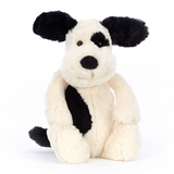 Bashful Rufferty Black & Cream Puppy