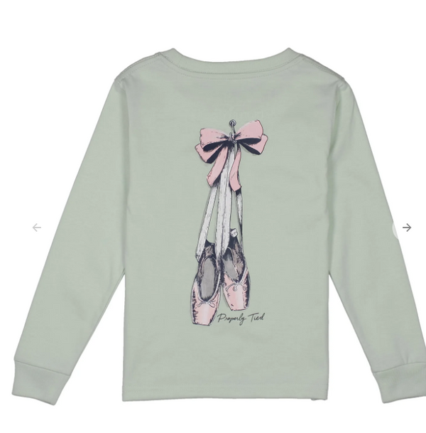 Girls Ballet LS Pale Mint