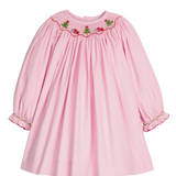 Holly Days Smocked Bishop Dress