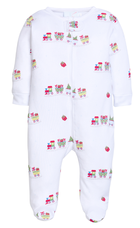 Christmas Zippered Footie