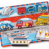 Vehicles Peg Puzzle