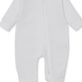 Kissy Pointelle Footie With Zip