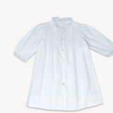 Day gown Blessings White with Floral Embroidery