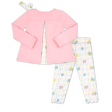 Madeline Legging Set, Pensacola Pink & Party Time Balloon Plaid