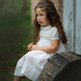 Ivory Vintage Smocked Dress