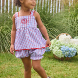 Evie Bloomer Set, Patriotic Plaid