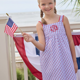 Evie Dress, Patriotic Plaid