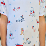 Printed T-Shirt Dress, Coastal Summer