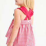 Nancy's Novelty Set- Richmond Red Gingham with Watermelon