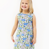 Sleeveless Polly Play Dress- Bal Harbour Hippo