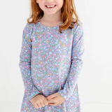 Long Sleeve Polly Play Dress, Mountain Brook Mini Floral (Parrot Cay Coral)