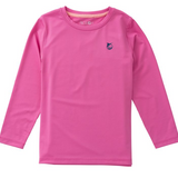 Girl's Pro Performance Long Sleeve Tshirt, Phlox Pink