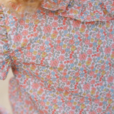 Evelyn Blouse, Long Sleeve, Autumn Garden