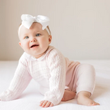 Cable Knit Longall Pink