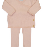 Ribbed Knit Wrap Set