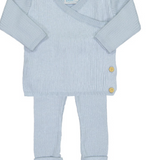 Ribbed Knit Wrap Set