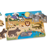 Safari peg Puzzle 7 Pieces