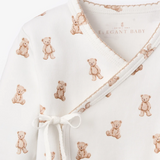 Teddy Bear Double Layered Cotton Layette Set