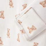 Teddy Bear Double Layered Cotton Layette Set