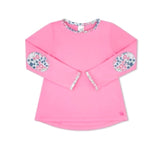 Kylie Long Sleeve Tee Pink Flamingo