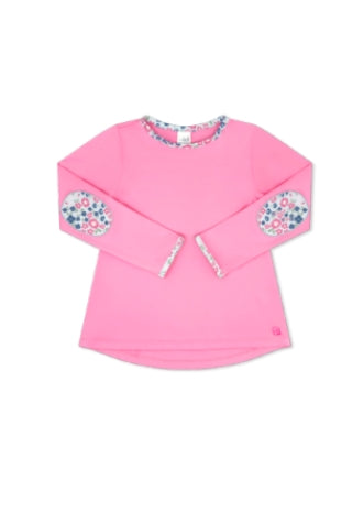 Kylie Long Sleeve Tee Pink Flamingo