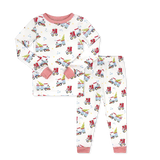 Sweet Pea PJ Set All Aboard Red