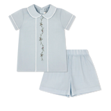 Jonathan Short Set - Boston Blue Batiste, Holly