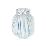 Ella Bubble - Brentwood Blue Pique, Sailboat