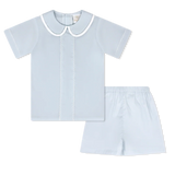 Jonathan Short Set Blessings Blue Batiste