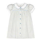Breccan Dress Cornflower Check