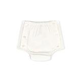 Darling Diaper Cover Blessings White