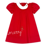 Eloise Dress - High Point Red Corduroy, Merry