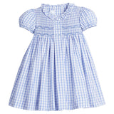 Smocked Bridget Dress - Woodberry Plaid
