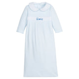 Smocked Newborn Gown - Train