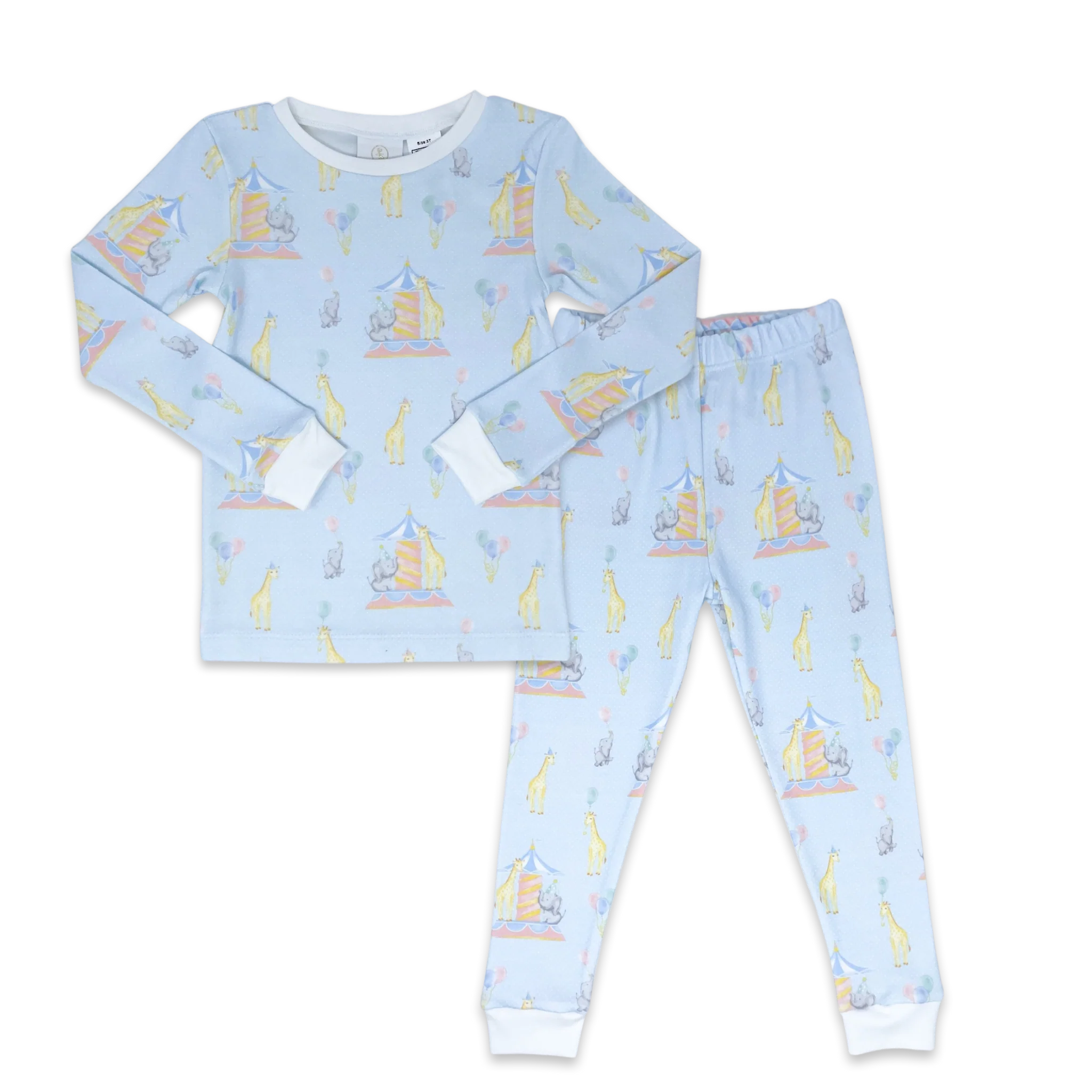 Lullaby Set Sweet Pea PJ Set Carousel Dreams, White